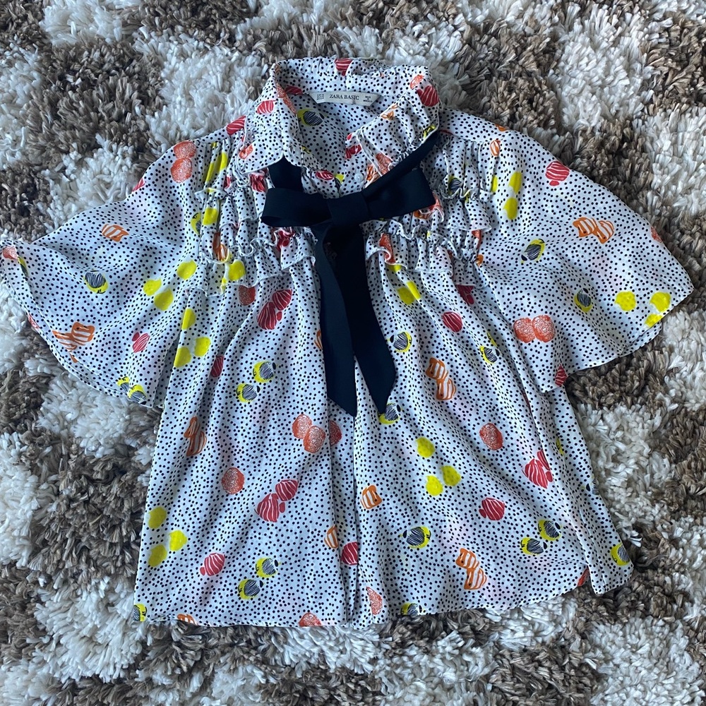 Zara Women’s Blpuse with Bow